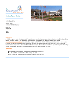 Easton Town Center Columbus, Ohio - ULI Case Studies