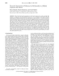 Nanoscale Organization of Fullerenes by Self