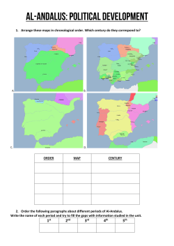 1. Arrange these maps in chronological order