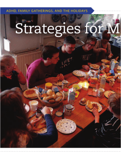adhd, family gatherings, and the holidays