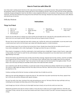 How to Treat Lice with Olive Oil