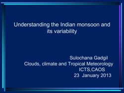 Indian monsoon