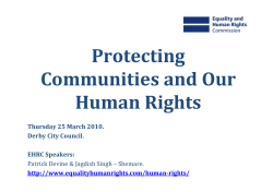 Human Rights - CMIS - Derby City Council