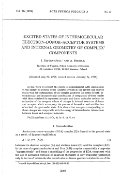 EXCITED STATES OF INTERMOLECULAR ELECTRON