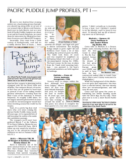 Profiles Part 1 - Pacific Puddle Jump