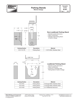 Parking Stands - Elliott Industries, Inc.