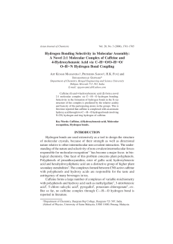 Hydrogen Bonding Selectivity in Molecular Assembly: A Novel 2:1