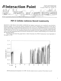 Interaction Point - SLAC