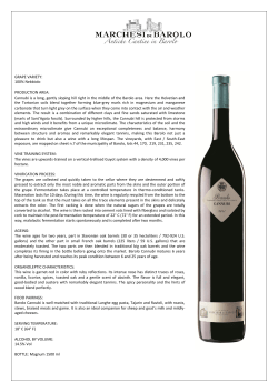 GRAPE VARIETY: 100% Nebbiolo