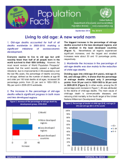 Population Facts No. 2014/5, September 2014