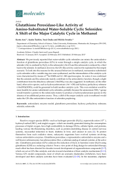 Glutathione Peroxidase-Like Activity of Amino