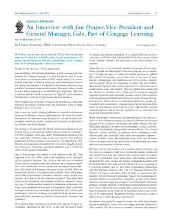 An Interview with Jim Draper, vice President and