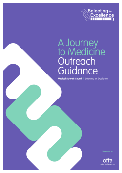 A Journey to Medicine Outreach Guidance