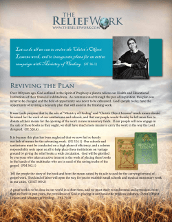 Reviving the Plan - Messengers of Light Ministry