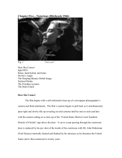 Chapter Five&mdash;Notorious