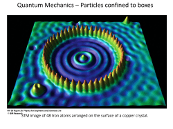 Quantum Mechanics &ndash; Particles confined to boxes