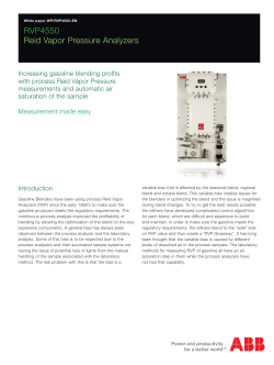 RVP4550 Reid Vapor Pressure Analyzers