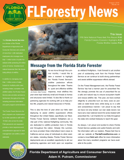 the August 2015 FLForestry Newsletter here.
