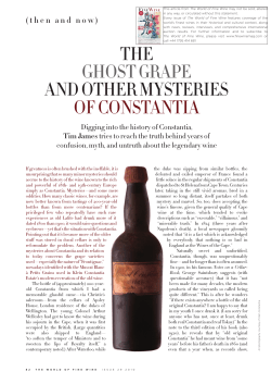 Constantia mysteries