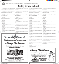 EVEN PAGE Colby Grade School