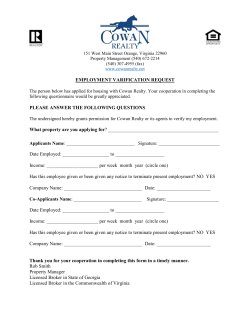 Employment Verification