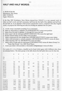 Half and Half Words - Digital Commons @ Butler University
