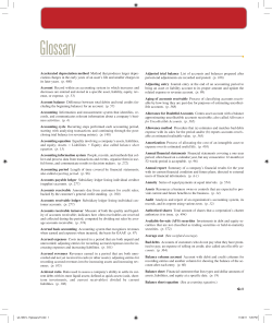 Glossary