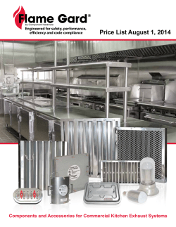 Price List August 1, 2014 - Component Hardware Group