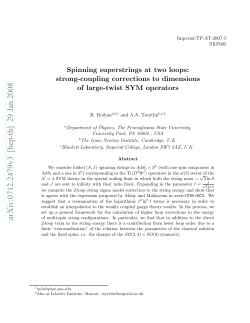 Spinning superstrings at two loops: strong