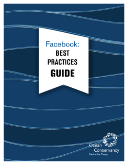 Facebook: BEST PRACTICES - The Leopold Leadership Program