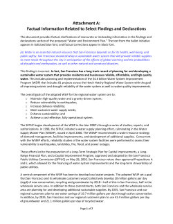 Attachment A - San Francisco Public Utilities Commission
