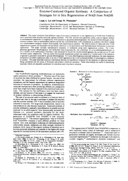 Enzyme-Catalyzed Organic Synthesis