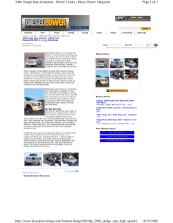 Page 1 of 2 2006 Dodge Ram Cummins - Diesel Trucks