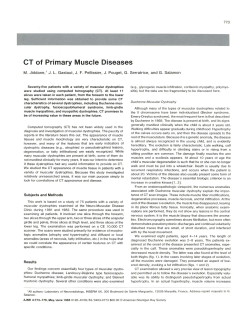 CT of Primary Muscle Diseases - American Journal of Neuroradiology