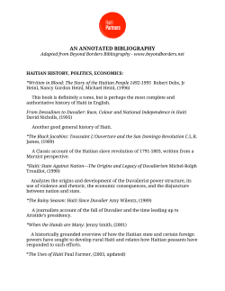 an annotated bibliography