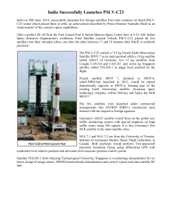 India Successfully Launches PSLV-C23