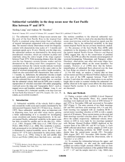Subinertial variability in the deep ocean near the East Pacific Rise