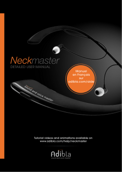 detailed user manual