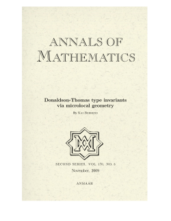 Donaldson-Thomas type invariantsvia microlocal geometry