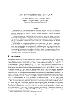Skew Bisubmodularity and Valued CSPs
