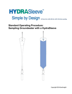 HydraSleeve SOP