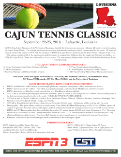 cajun tennis classic - Southern Lifestyle Development