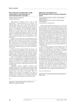 Abstracts of SISC 2017 - SE