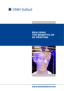 realising the benefits of 3d printing