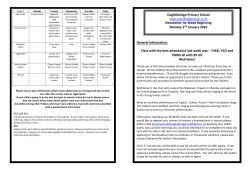 General Information - Oughtibridge Primary School