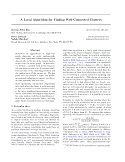 A Local Algorithm for Finding Well-Connected Clusters