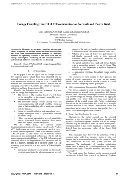 Energy Coupling Control of Telecommunication