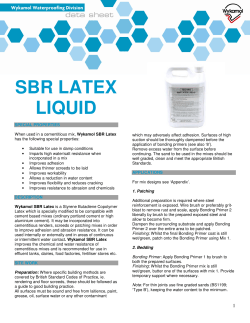 SBR LATEX LIQUID