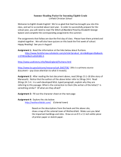 The Witch of Blackbird Pond