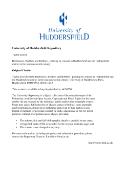 the University of Huddersfield Repository
